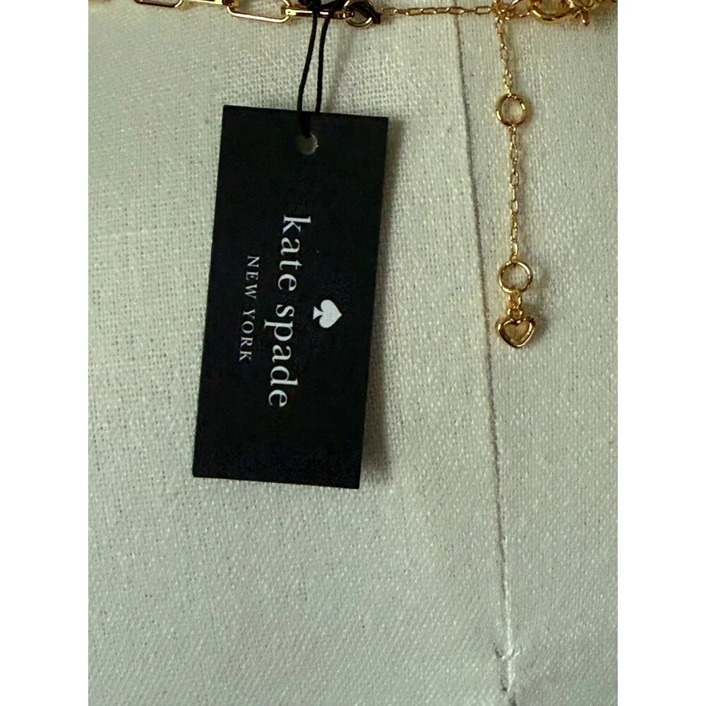 Kate Spade Gold 17 Inch Chain Necklace With S Pendant  NWT - Picture 7 of 8